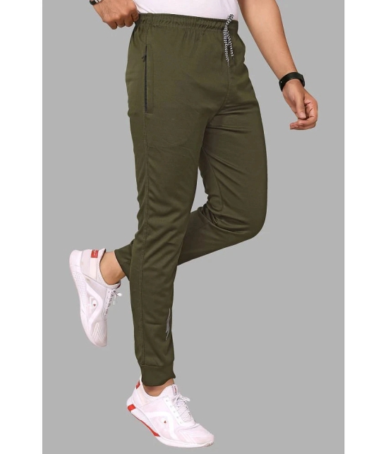 Anand Multicolor Lycra Mens Joggers ( Pack of 2 ) - None