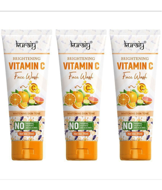 KURAIY - Lightening Face Wash For All Skin Type ( Pack of 3 )