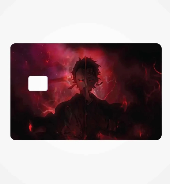 Tanjiro bloodmoon credit card skin