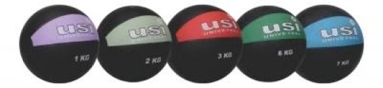 USI RUBBER MEDICINE BALL HIGH BOUNCE (Size - 4 KG) by Total Sporting And Fitness Solutions Pvt Ltd