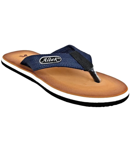 Altek - Navy Mens Thong Flip Flop - None