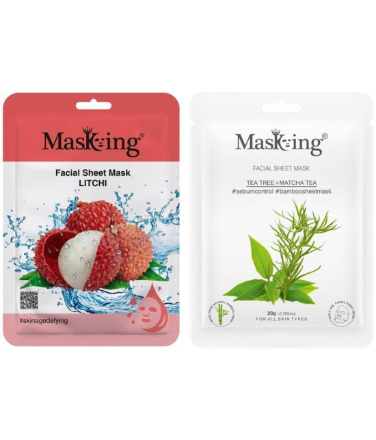 Masking - Anti-Aging Sheet Mask for All Skin Type ( Pack of 2 )