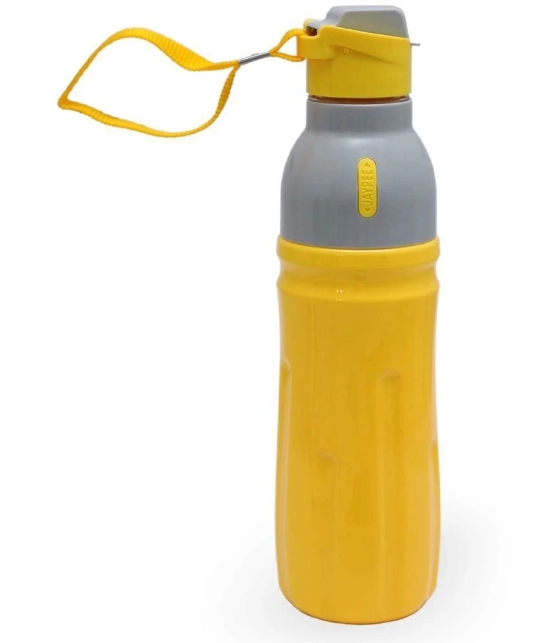 Jaypee Yellow Polypropylene School Water Bottle 650 mL ( Set of 1 ) - Yellow