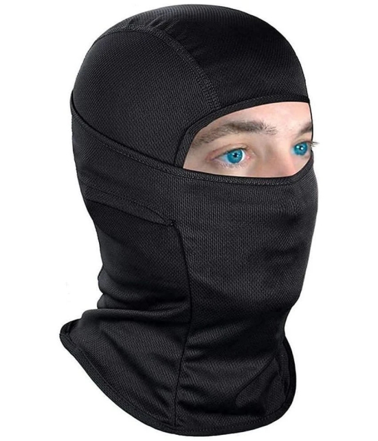 Black Cotton Anti Pollution Face Cover Balaclava