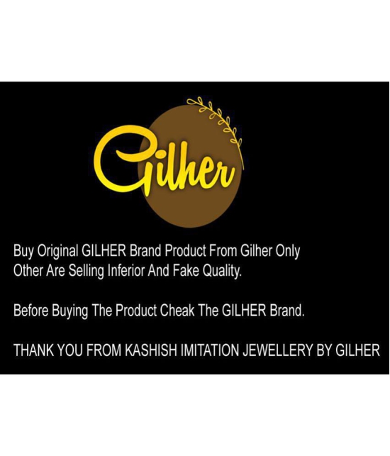 Gilher Gold Plated Daily Wear Pendant Chain +24 Inch Long For Women . - Golden