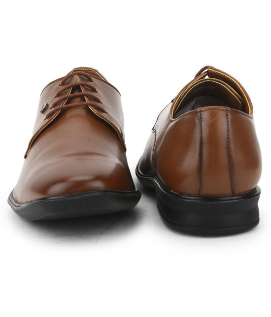 Liberty - Brown Mens Derby Formal Shoes - None