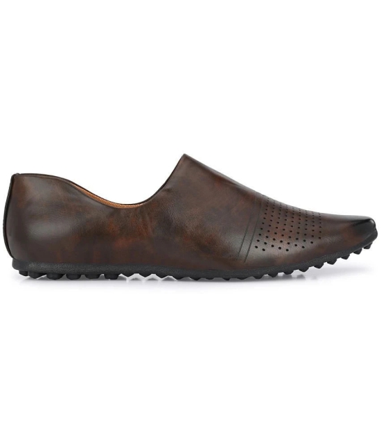 Leeport - Brown Mens Jutti - None