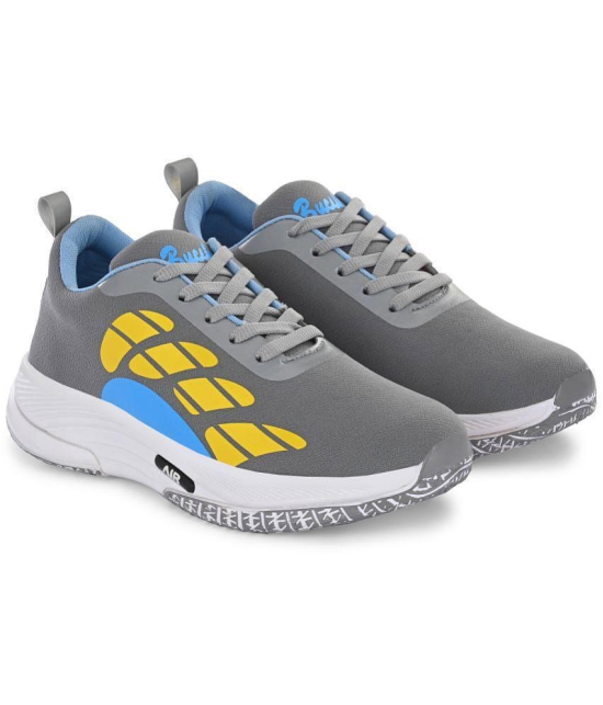 Bucik - Sports Running Shoes Light Grey Mens Sports Running Shoes - None