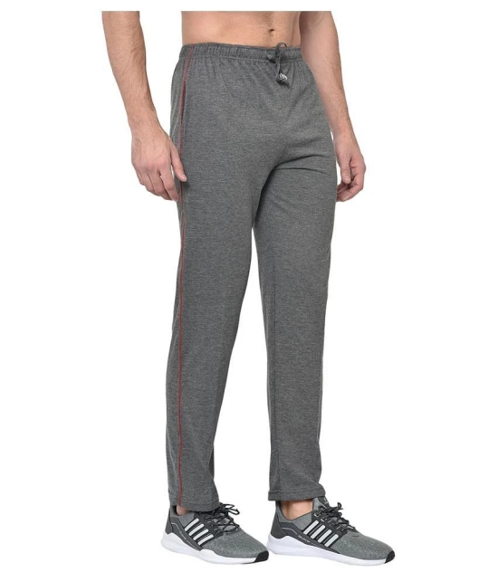 Vimal Jonney Grey Cotton Blend Trackpants - XL