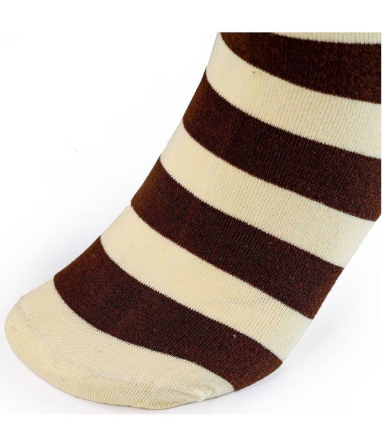 Man Arden - Brown Cotton Men's Mid Length Socks ( Pack of 1 ) - Brown