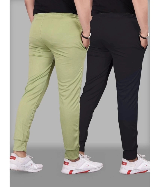 Gazal Fashions - Multicolor Polyester Mens Joggers ( Pack of 2 ) - None