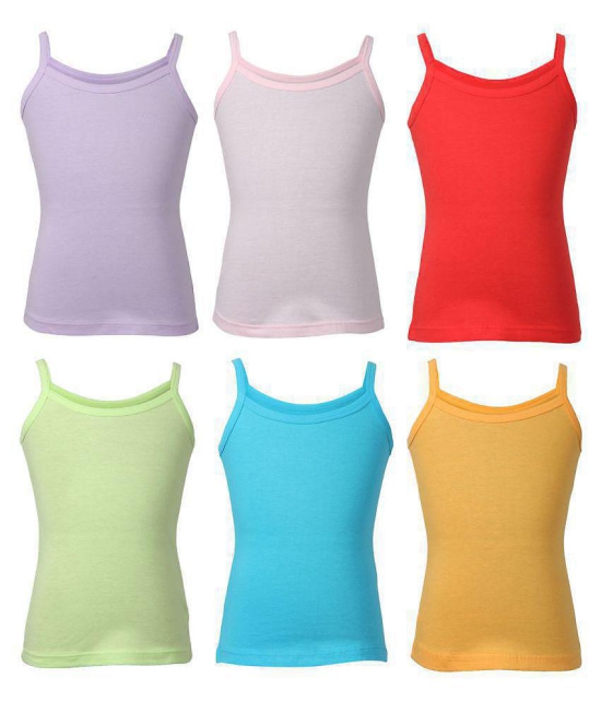 Bodycare Multicolour Cotton Slip Pack of 6 - None