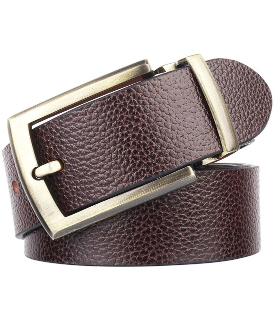 Loopa Brown Leather Formal Belt Pack of 1 - None