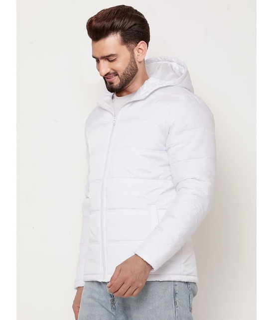 9TY3REE Polyester Mens Puffer Jacket - White ( Pack of 1 ) - None