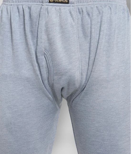 Uzarus Cotton Blend Mens Thermal Bottoms ( Blue ) - None