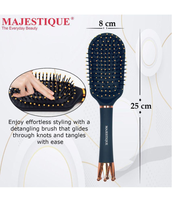 Majestique Crown Series Detangler Paddle Brush Biofriendly Detangling Brush Wet & Dry