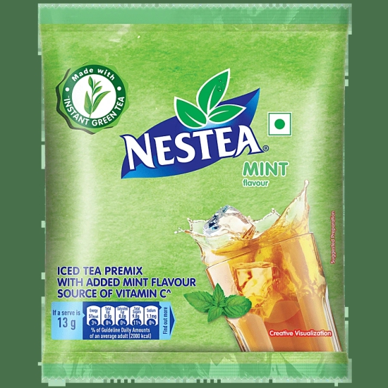 Nestle Nestea Instant Iced Tea - Green Tea Mint Flavour, 400 G Pouch