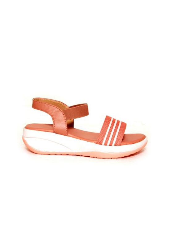 CASUAL PEACH WEDGES FOR EVERYDAY