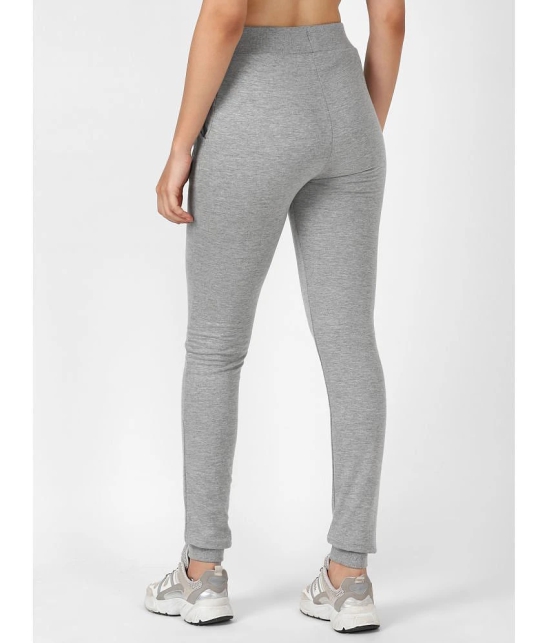 UrbanMark Women Cotton Regular Fit Joggers -Light Grey - None