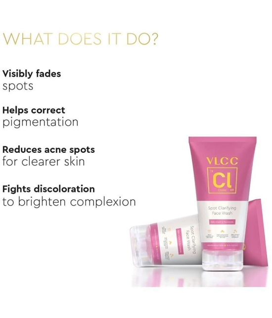 VLCC Clinic Spot Clarifying Face Wash - 150 ml - Spot Lightening, Visibly Fades Pigmentation