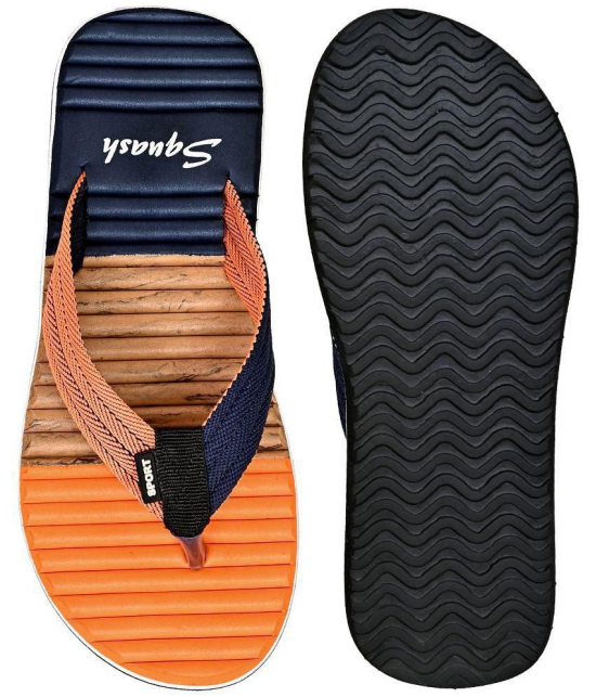 Squash - Orange Men's Thong Flip Flop - None