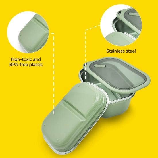 2-Layer Insulated Lunchbox for Dry Food Pista