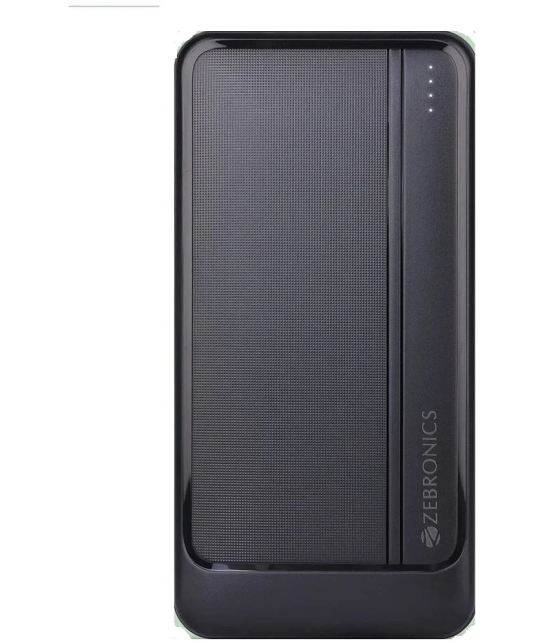 Zebronics 10000 -mAh 10W Li-Polymer Power Bank - Black