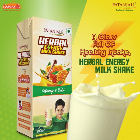 Herbal Milk Shake - Honey & Tulsi 200 ML