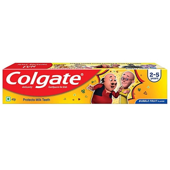 Colgate 2-5Years Bubble Fruit Flavour, 40 Gm