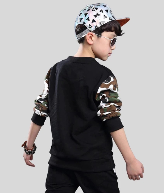 Force Pack of 1 Boys Cotton T-Shirt ( Black ) - None