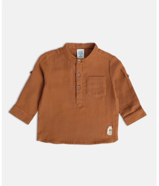 MINI KLUB Brown Baby Boy Shirt ( Pack of 1 ) - None