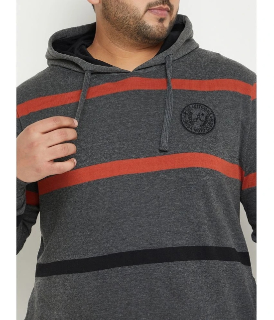 AUSTIVO Fleece Hooded Mens Sweatshirt - Grey ( Pack of 1 ) - None