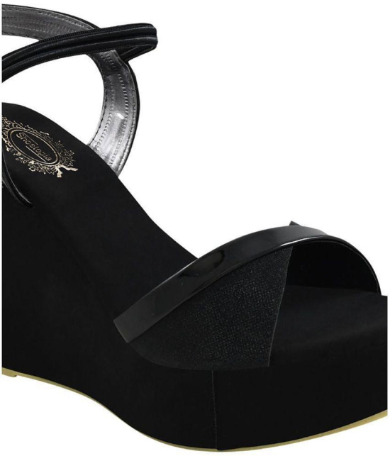 Shoetopia Girls Black Heels - None