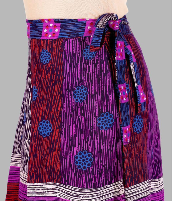 Rangun - Purple Cotton Women's A-Line Skirt ( Pack of 1 ) - None