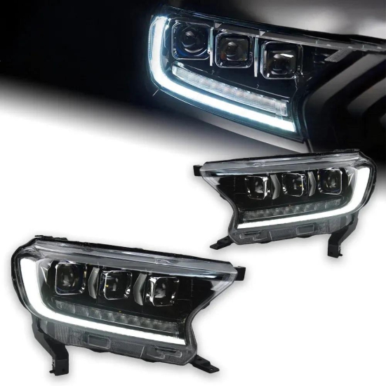 Ford Everest Headlights 2016-2020 Ranger LED Headlight Endeavor Head lamp light DRL LED Beam-Right Hand Drive / Headlight All Led