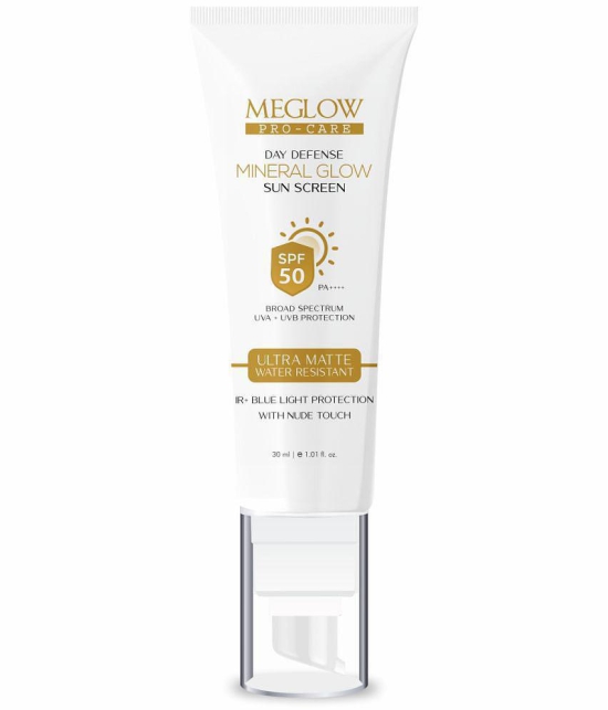 Meglow SPF 50 Sunscreen Cream For All Skin Type ( Pack of 1 )