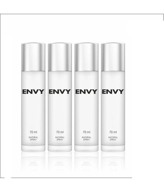 Envy Natural Spray Perfume White for Women - 70ML Each (Pack of 4)