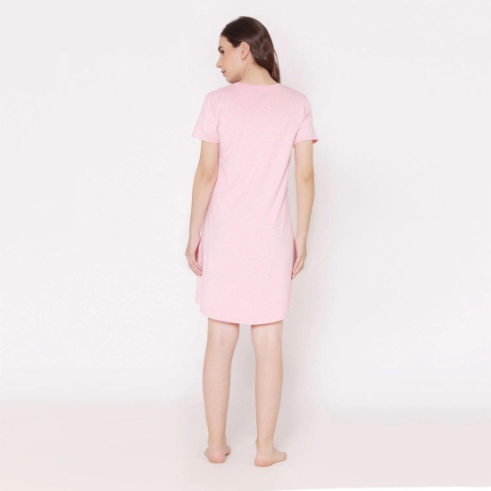 Women Cotton Sleepshirt - Royal pink Royal pink M