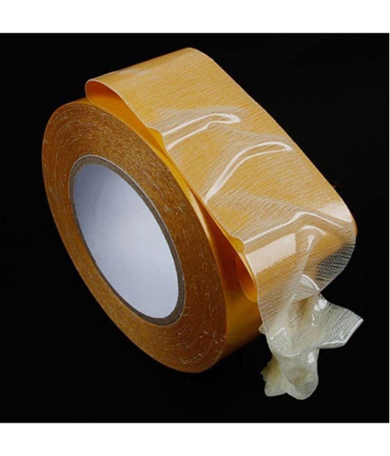 GEEO - Yellow Double Sided Decorative Tape ( Pack of 1 )