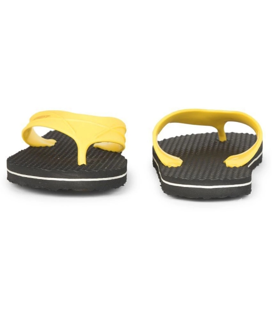 Liberty - Yellow Mens Thong Flip Flop - None