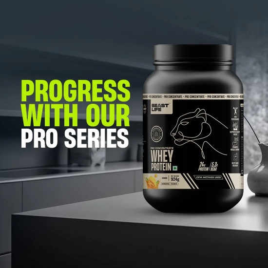 Pro Concentrate Whey Protein with Ultrasorb Tech | 924gm | Mango