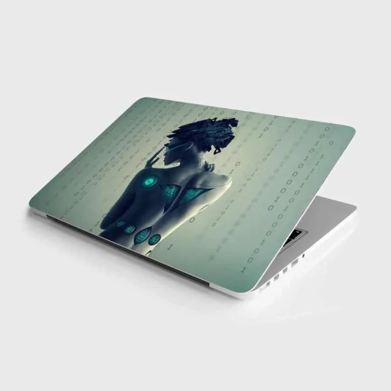 Girl Robot Laptop Skin-17 Inch