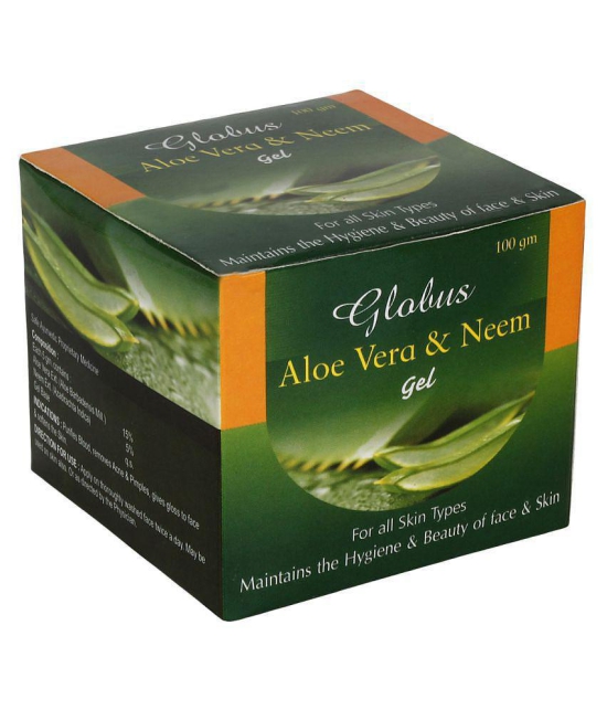 Globus Aloe Gel & Globus Aloe Face Wash Combo Pack of 2