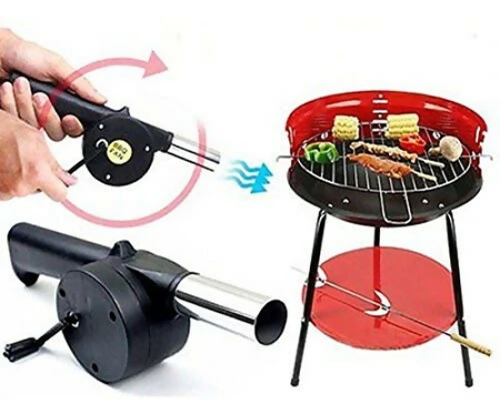 Outdoor Fire Bellows: Hand-Crank Air Blower for Barbecue Bliss