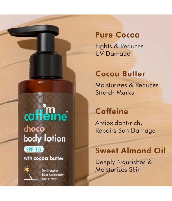 mCaffeine Coffee Body Lotion SPF 15 Lotion 150ml each (Pack of 2)