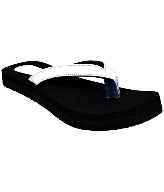 Altek - White Womens Thong Flip Flop - None