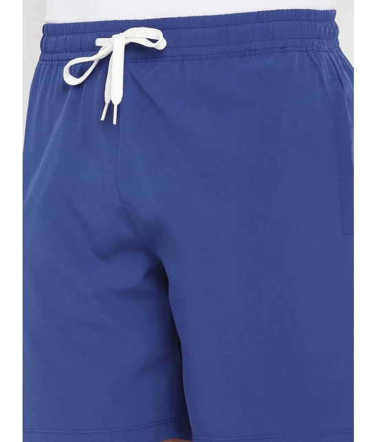 YUUKI - Blue Polyester Mens Running Shorts ( Pack of 1 ) - None