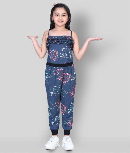 Naughty Ninos - Grey Rayon Girls Jumpsuit ( Pack of 1 ) - None