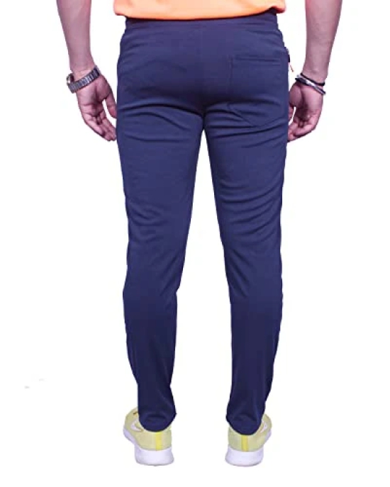 NITYANAND CREATIONS Dry Fit Track Pant for Men (30, Blue)