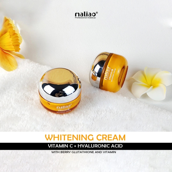 Maliao Whitening Cream with Vitamin C, Berry Glutathione & Hyaluronic Acid (Improve Skin, Deep Nourishment, Repair Skin, All Skin Types)